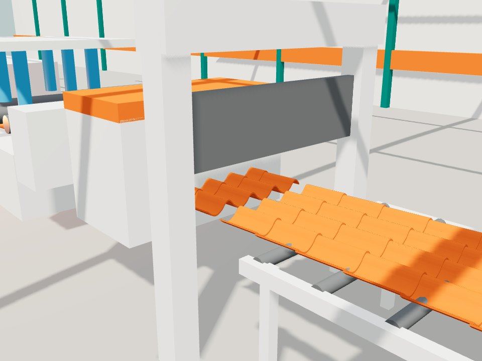 Guillotina y mesa de rodillos